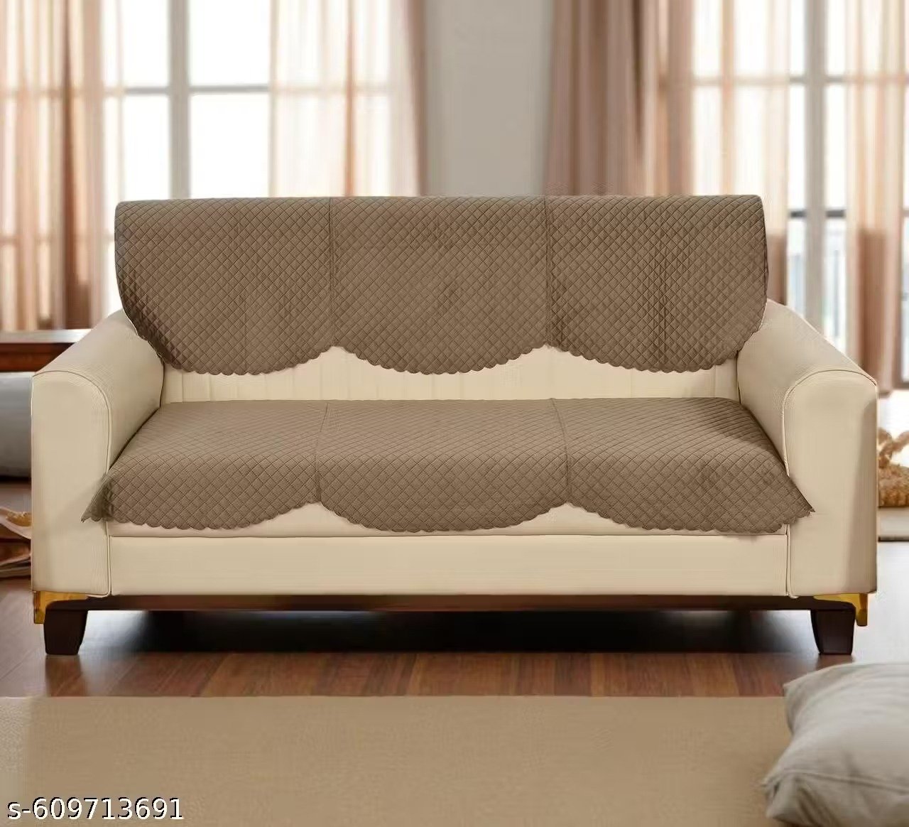 quilted sofa  cover image 1