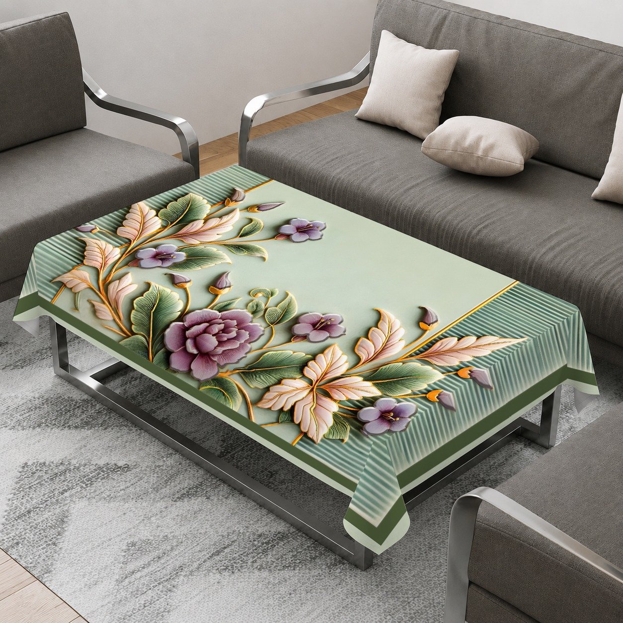 table cover flower image 4