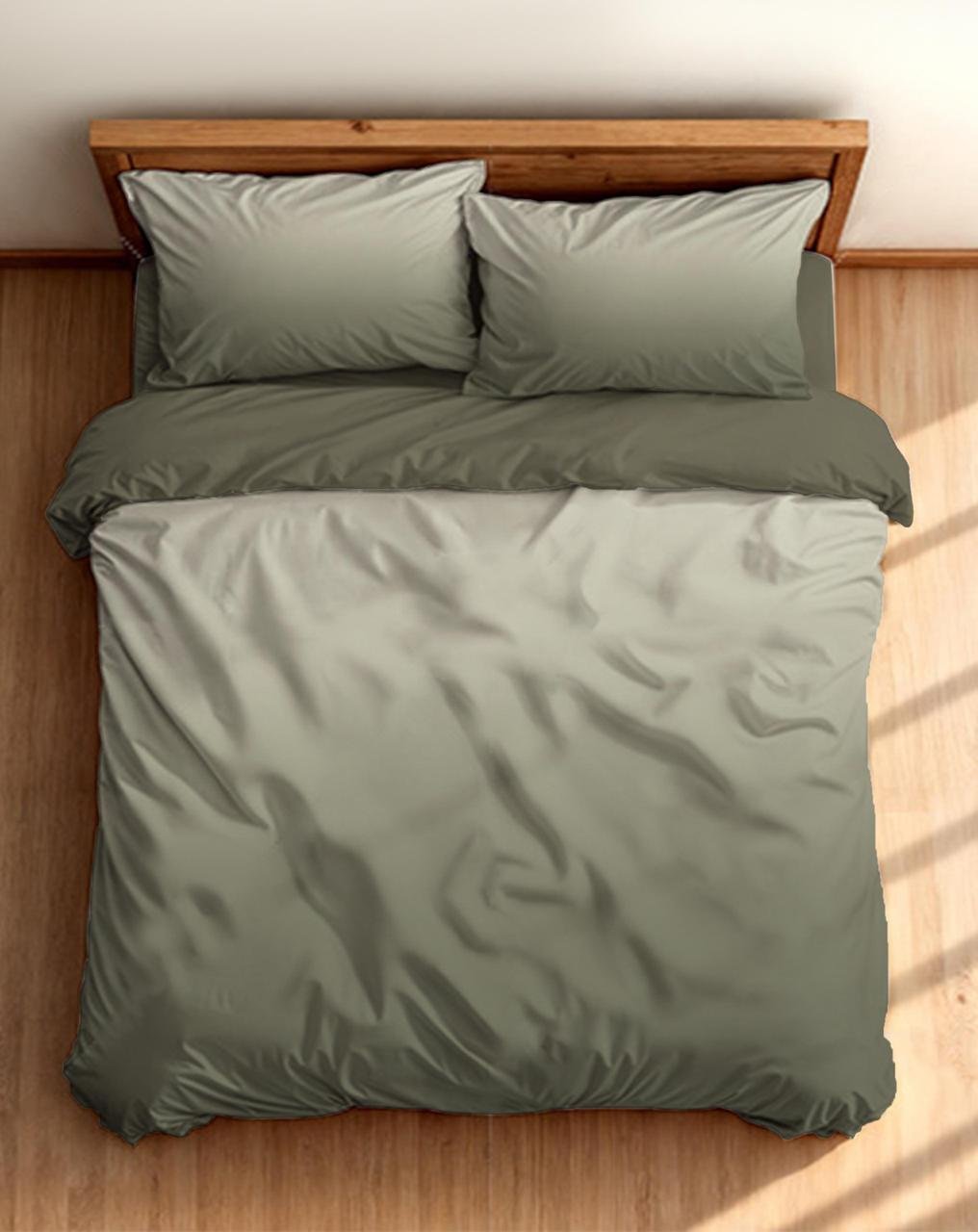 gradient color bedsheet black image 2