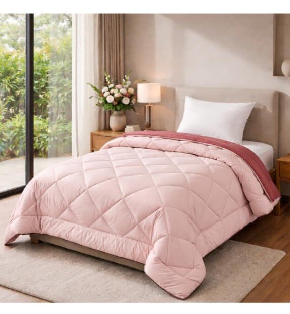 comforter Red & light pink image 2