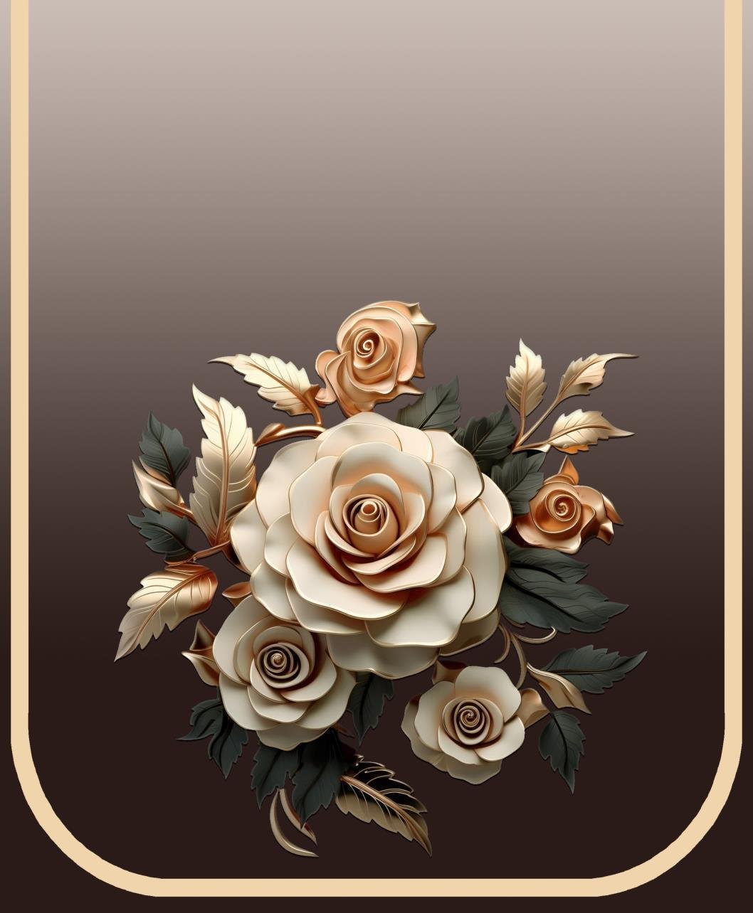 Sofa cover White  Rose Flower Bunch image 1