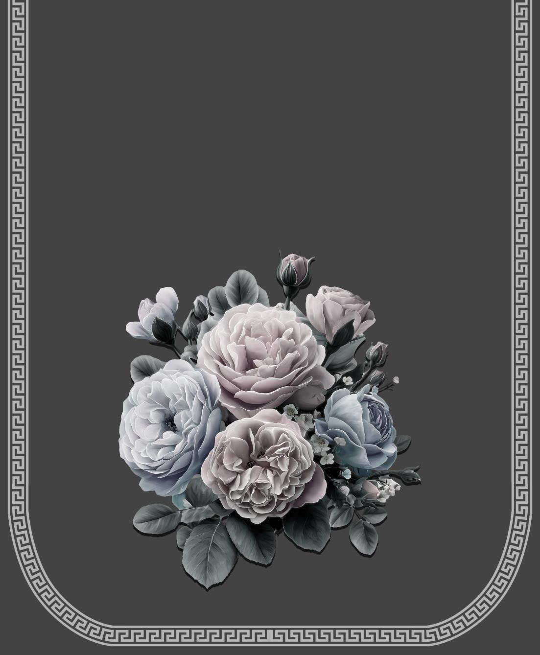 Sofa cover pink Rose Flower Bunch image 2