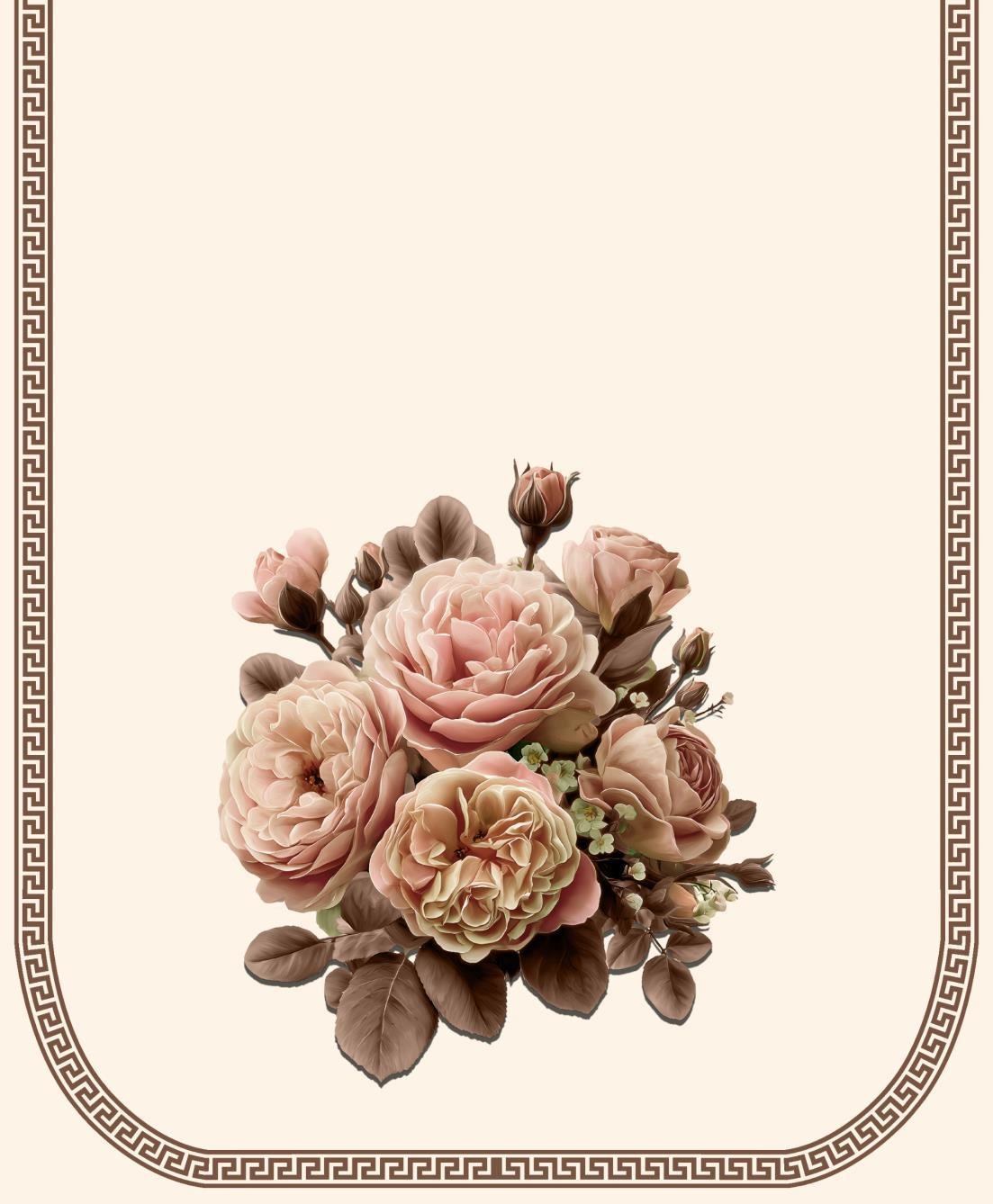 Sofa cover pink Rose Flower Bunch image 6