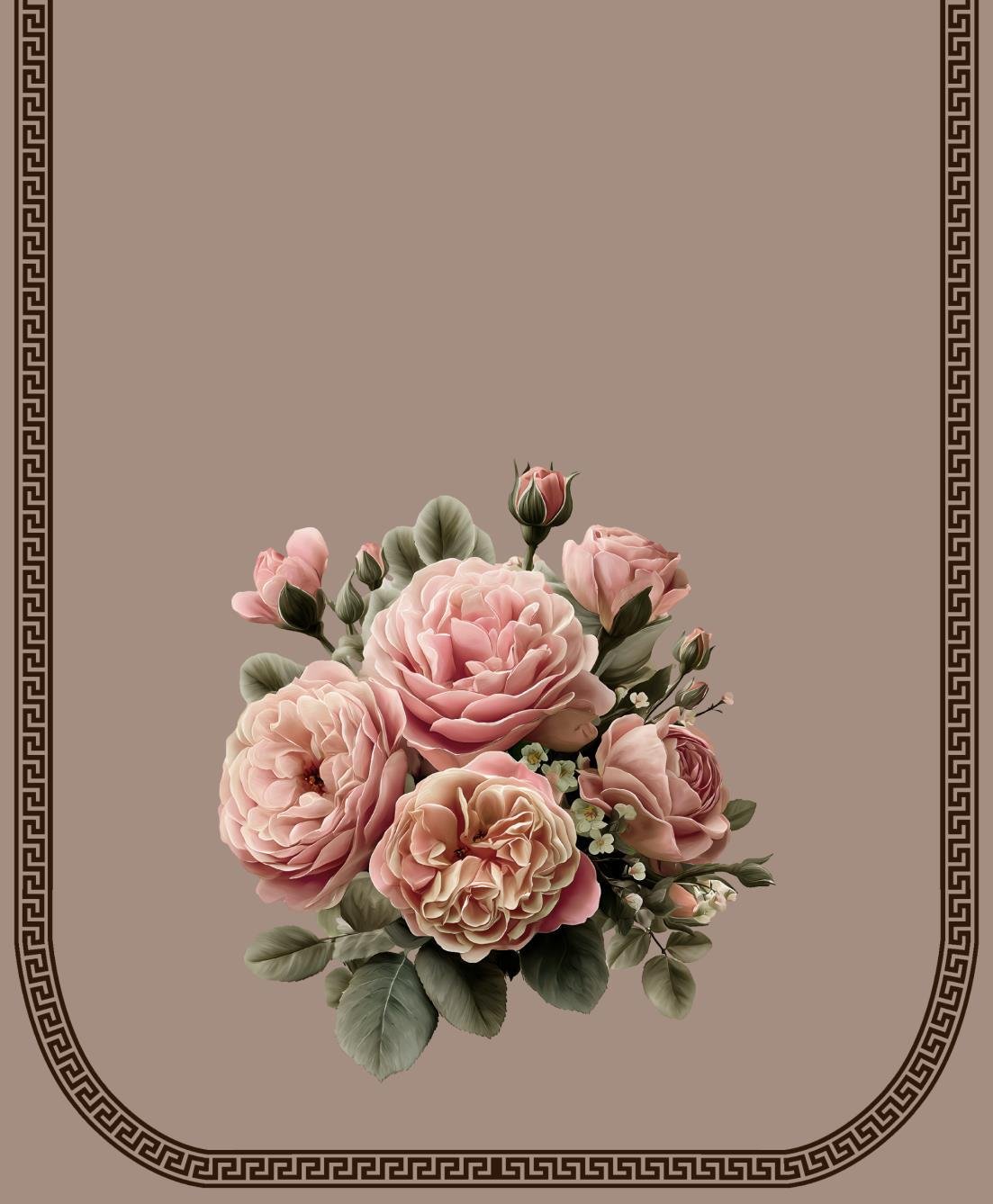 Sofa cover pink Rose Flower Bunch image 7