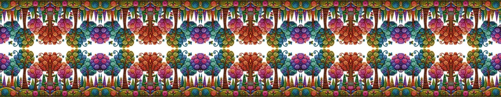 Runner Mat design Enchanted Forest image 1