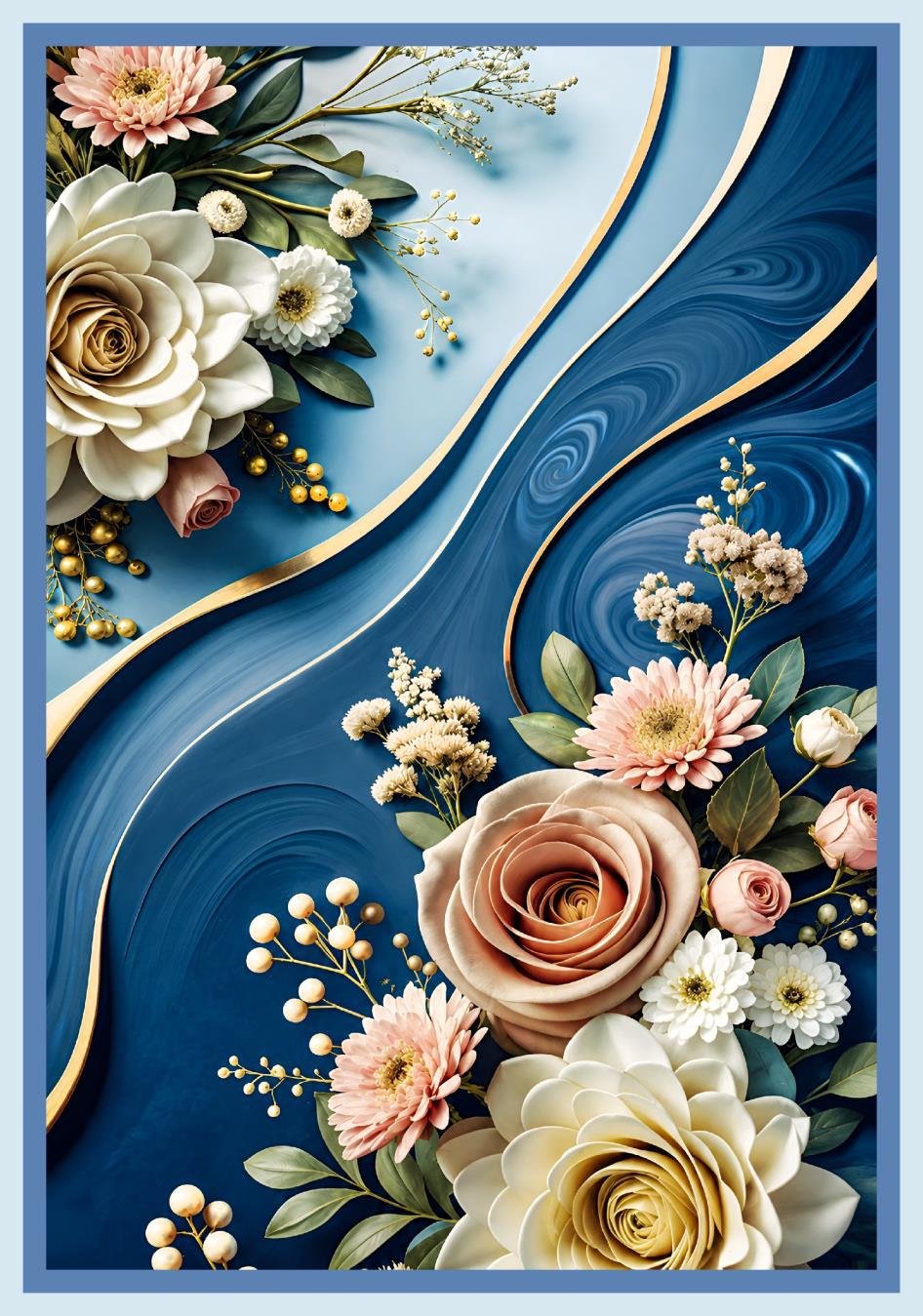 Table cover design rose  Bouquet image 1