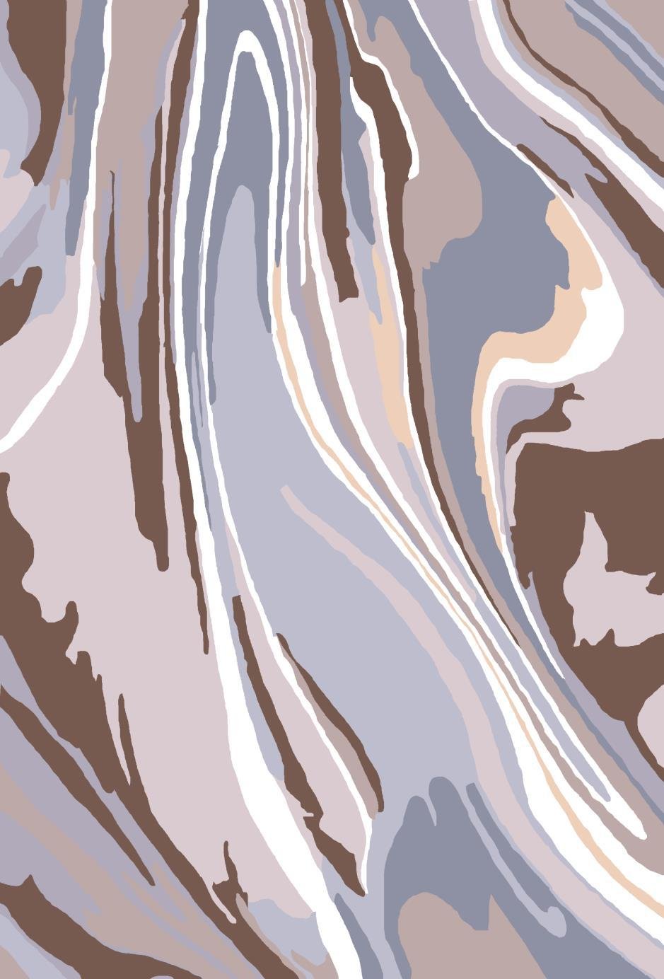 7D carpet design liquid marble image 1