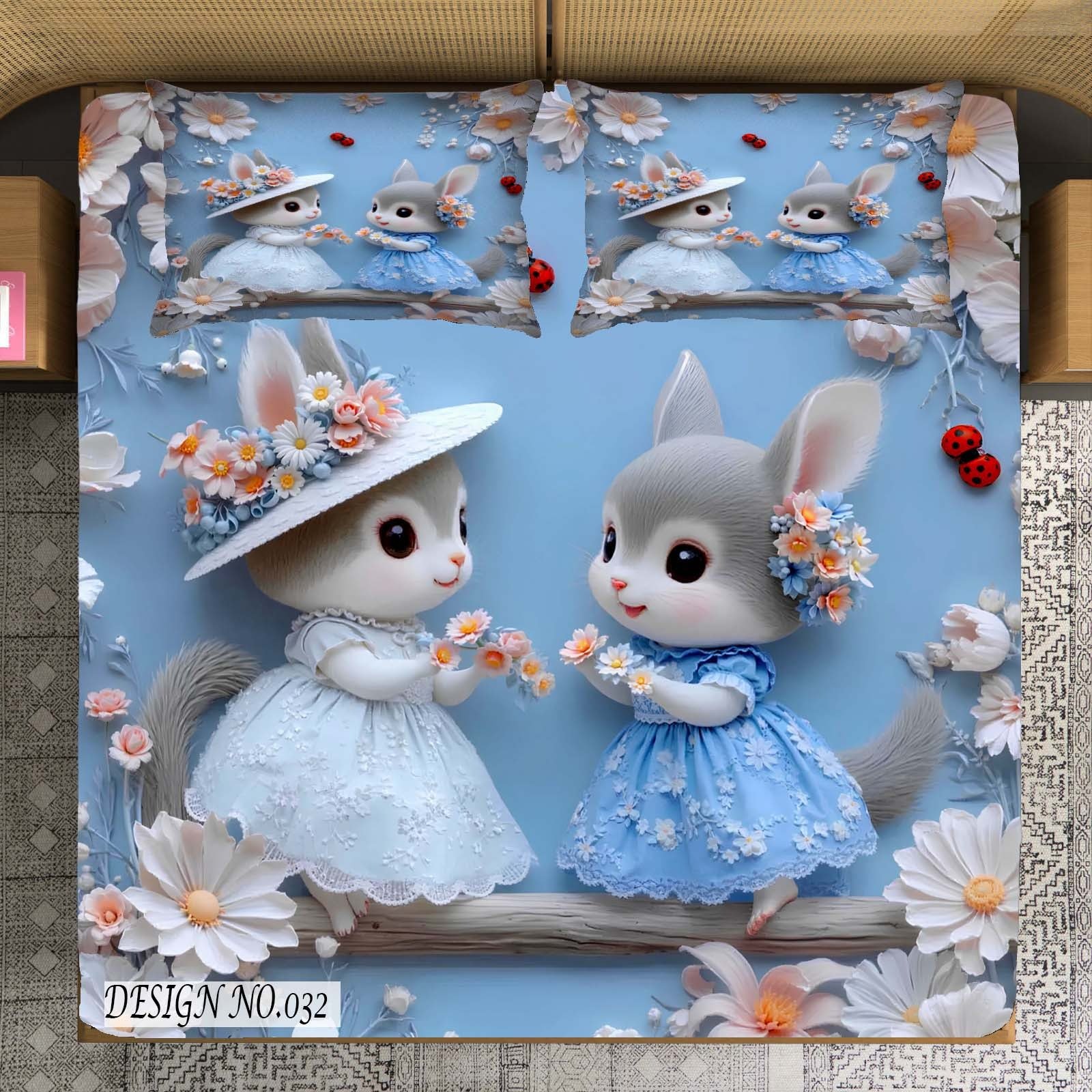 Dining Table cover rabbit image 1