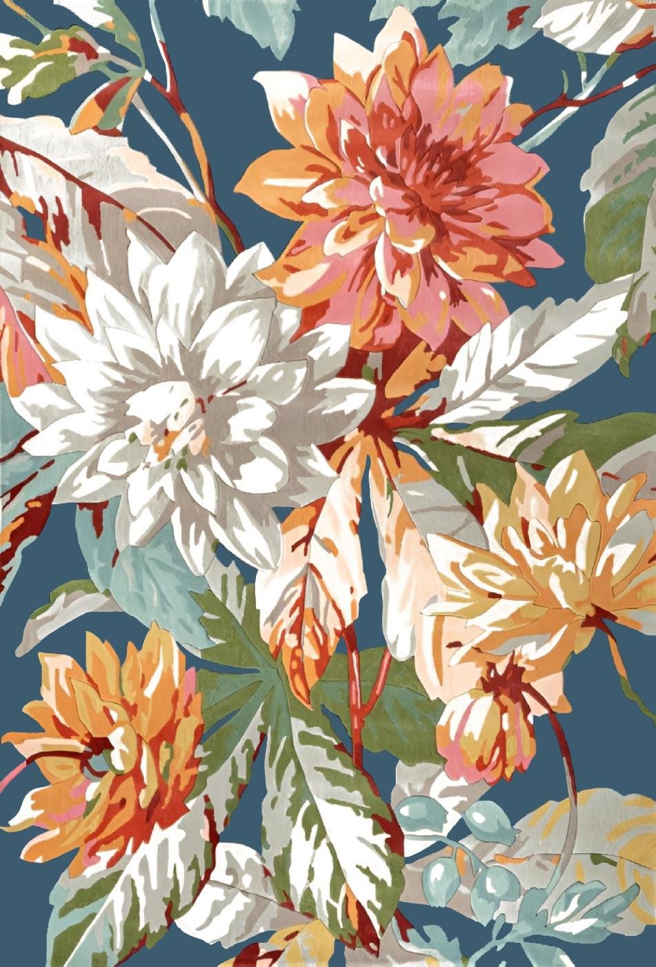 7D carpet - Dahlia & Rosehip image 1