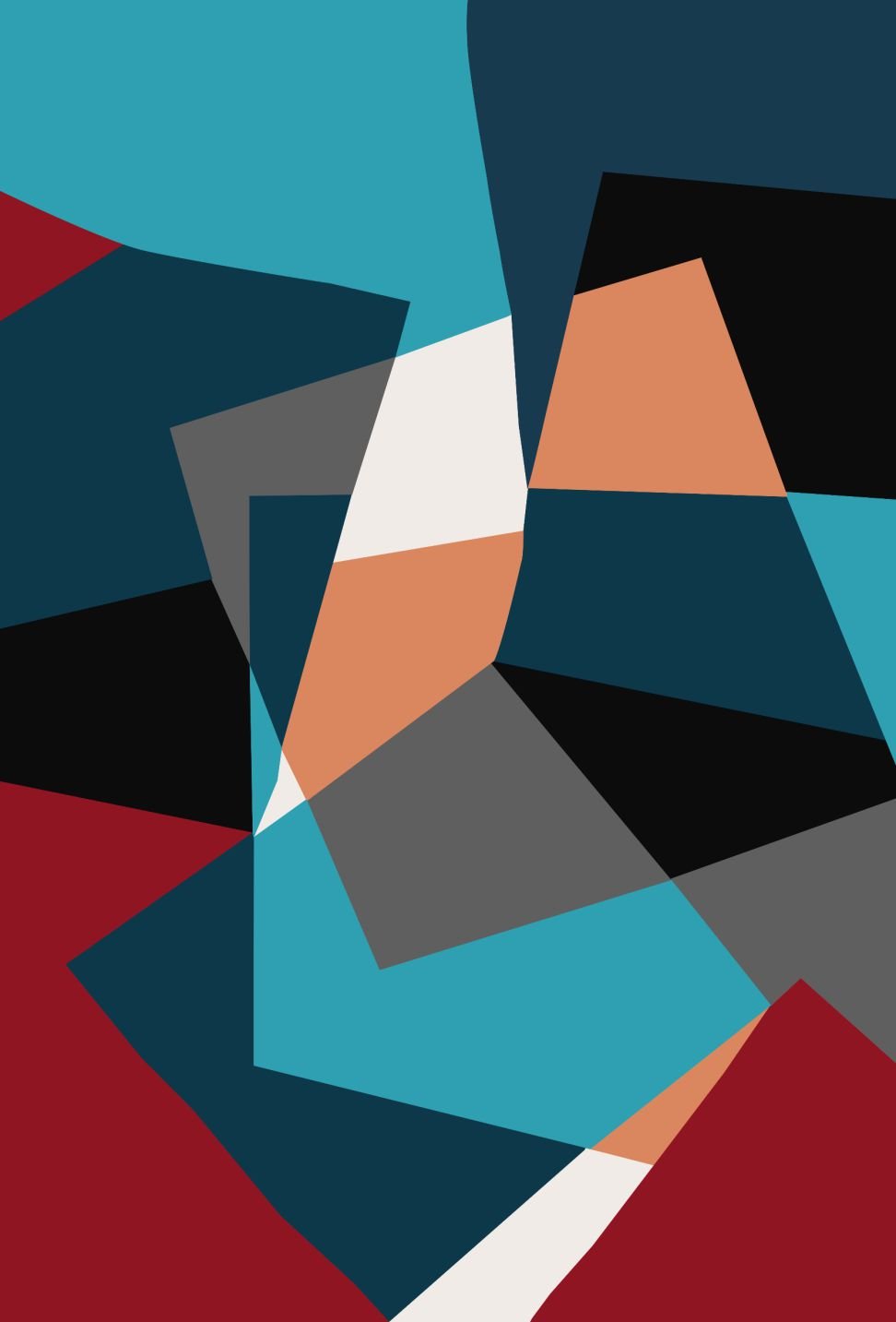 7D carpet - Abstract Background Geometric Shapes image 1