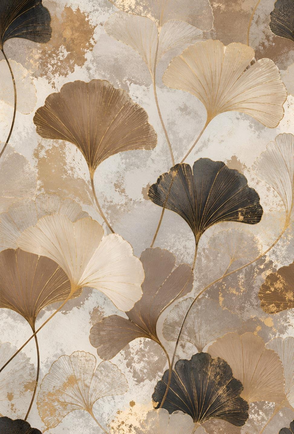 7D carpet - Ginkgo Leaf pattern image 1