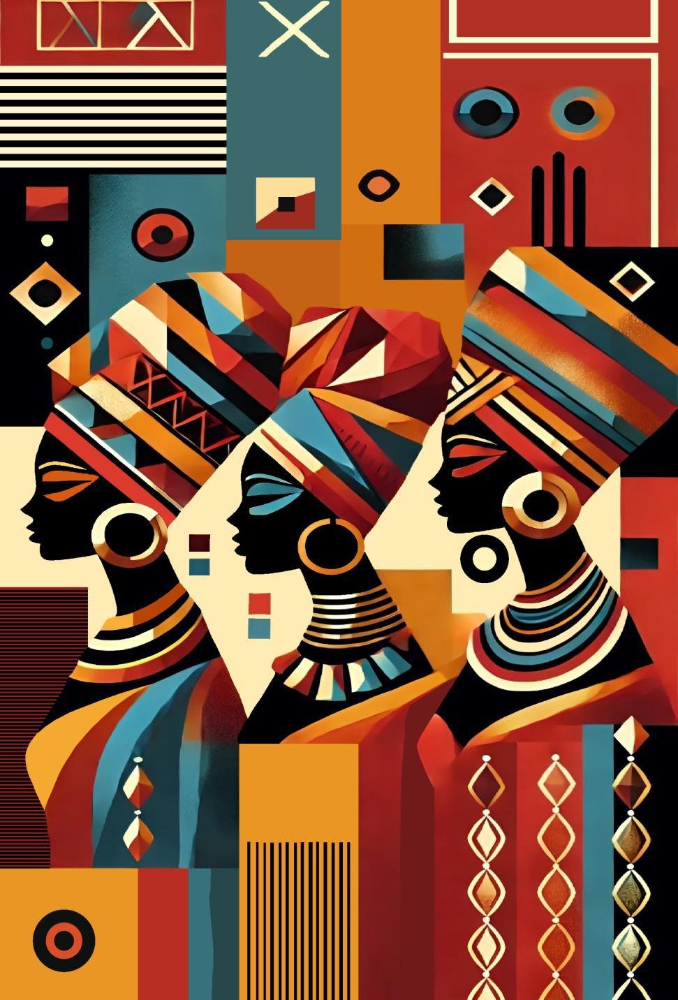 7D carpet - Bold African Heritage image 1