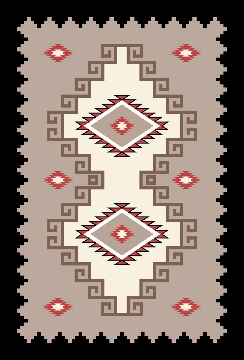 7D carpet -  traditional kilim rug pattern - 2 image 1