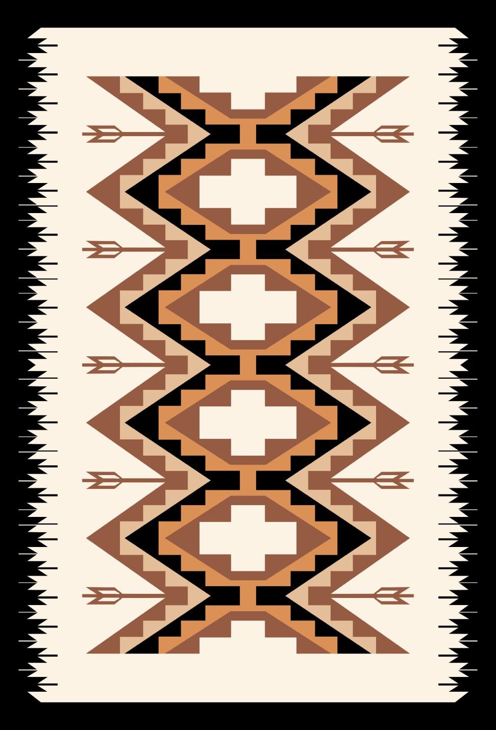 7D carpet - Native American Navajo image 1