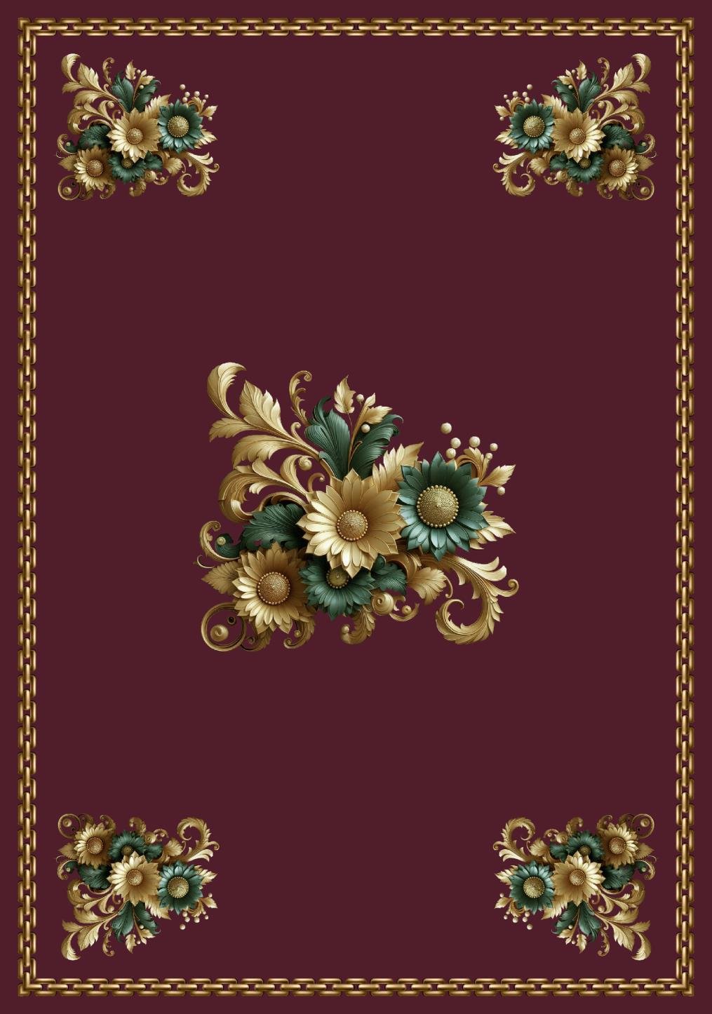 Table cover  ivaza Velvet Printed image 1