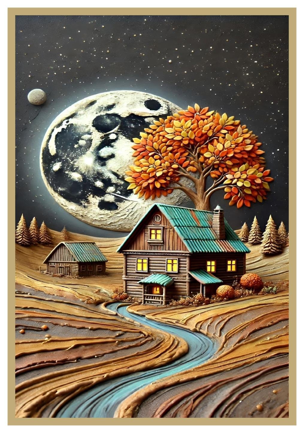 Table cover design village home image 1