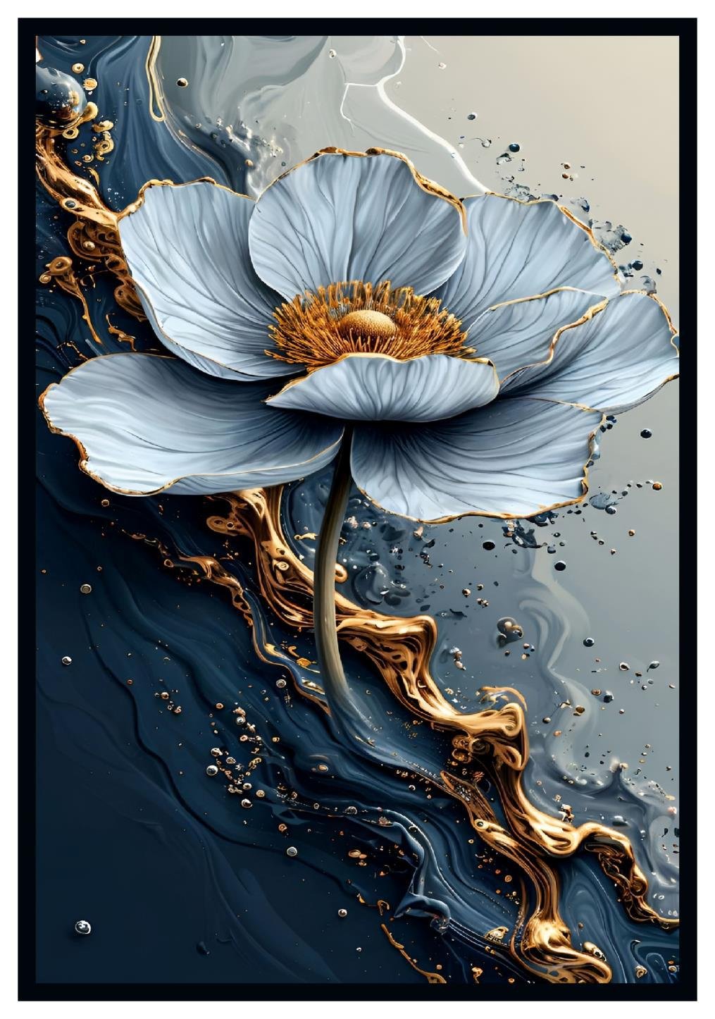 Table cover design poppy (Anemone coronaria) image 1