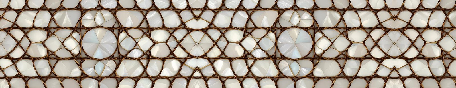 runner mat design 3D Geometric Jali Pattern image 1