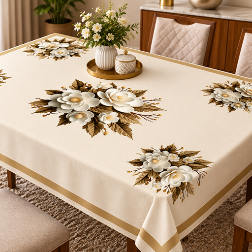 Table covers design  magnolia blooms image 2