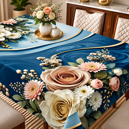 Table cover design rose  Bouquet image 2