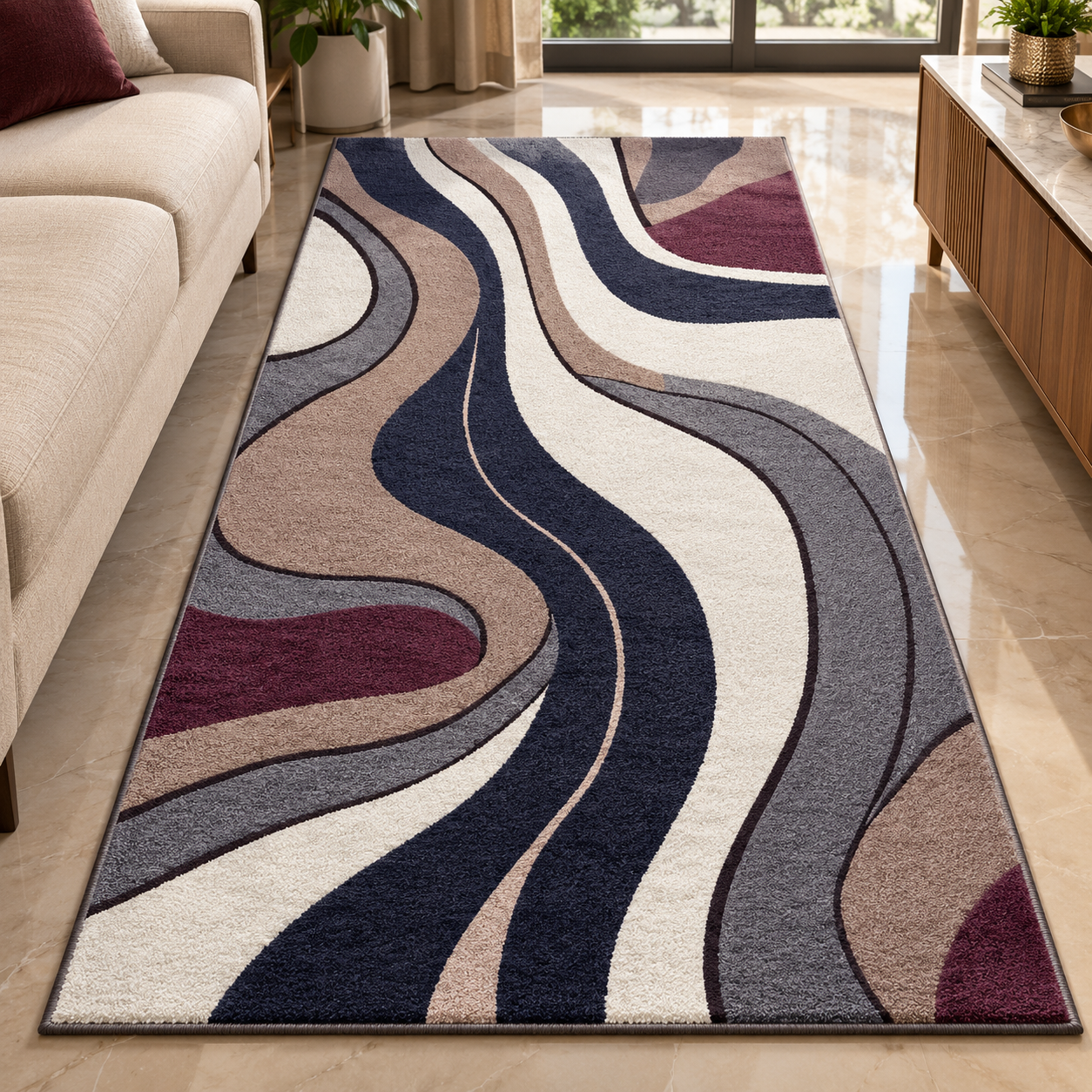 7D carpet 2  design liquid marble image 2