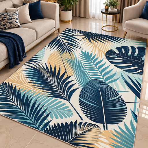 7D carpert design tropical botanical wallpaper image 2