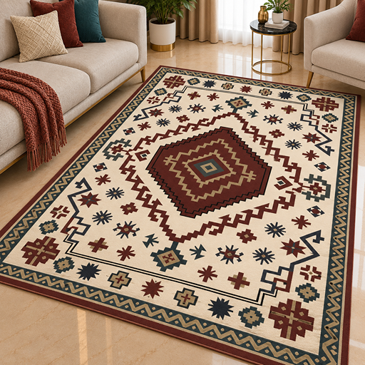 7D carpet -  traditional kilim rug pattern image 2
