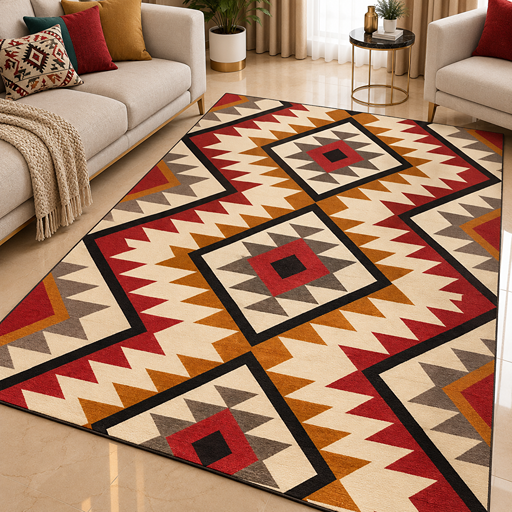 7D carpet - Navajo design pattern image 2