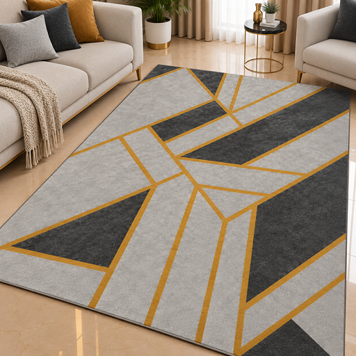 7D carpet - Art Deco geometric design image 2