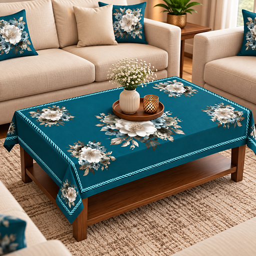 Table cover design 2 magnolia blooms image 3