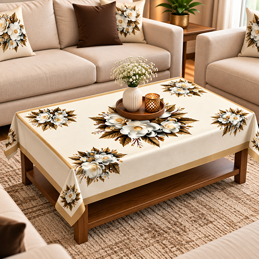 Table covers design  magnolia blooms image 3