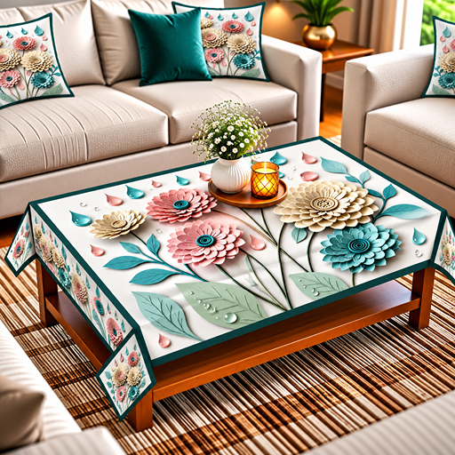 Table cover design sunflowers image 3