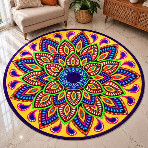 7D carpet deisgn complex geometric image 2