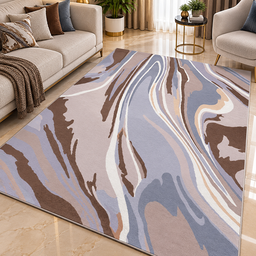 7D carpet design liquid marble