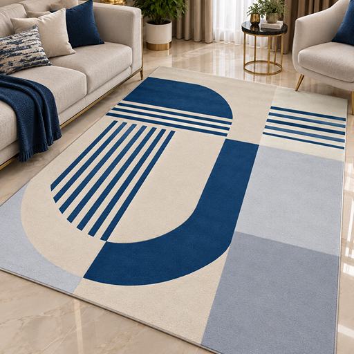 7D carpet abstract geometric artwork