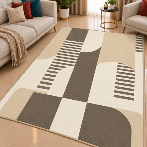 7D carpet - Bauhaus geometric minimalism