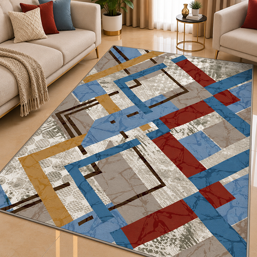 7D carpet - Geometric Polyester