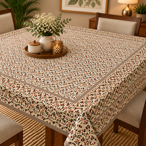 cotton table cover design cozy botanical