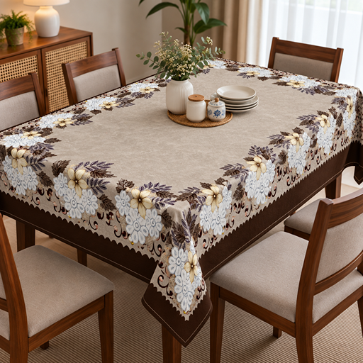 cotton table cover design rectangular floral print