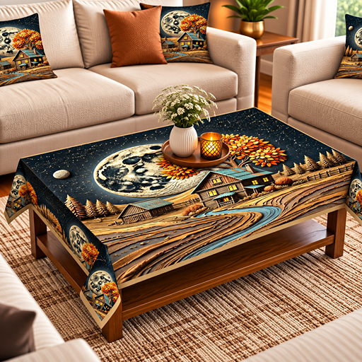 Table cover design village home