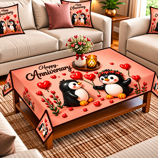 table cover design anniversary