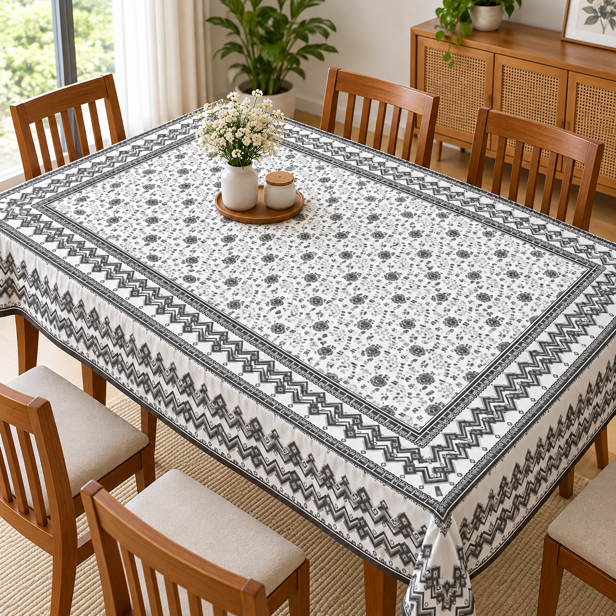 cotton table cover design Jaipuri hand block prints
