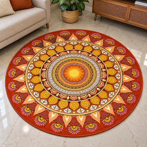 7D carpet design complex geometric design